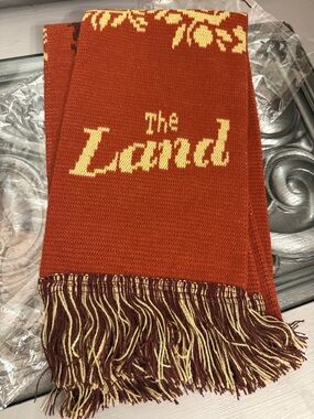 Bally Sports Cleveland Cavaliers Cavs The Land Knit Scarf Rust Cream Basketball